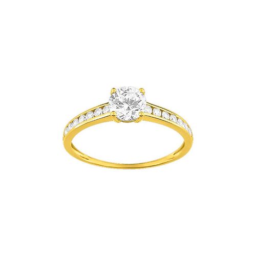 Bague Femme - Oxyde De Zirconium - Or 9 Carats