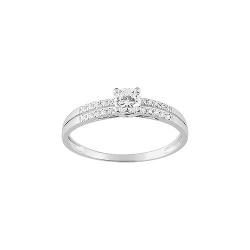 Bague Femme - Oxyde De Zirconium - Or 9 Carats