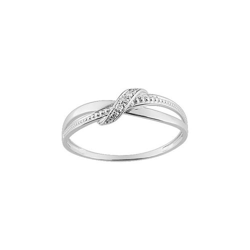 Bague Femme - Or 9 Carats - Diamant 0.01 Carats