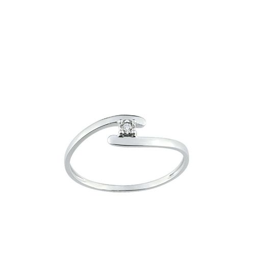 Bague Femme - Or 9 Carats - Diamant 0.01 Carats