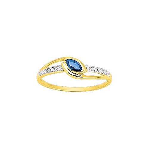 Bague Femme - Saphir - Or 9 Carats