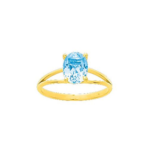 Bague Femme - Topaze - Or 9 Carats