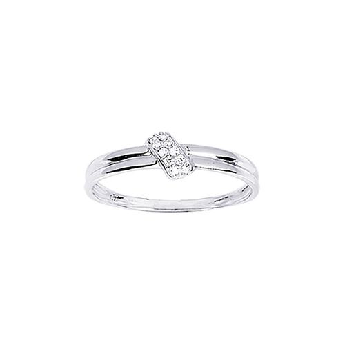 Bague Femme - Oxyde De Zirconium - Or 9 Carats