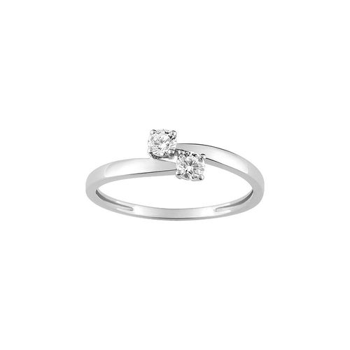 Bague Femme - Oxyde De Zirconium - Or 9 Carats