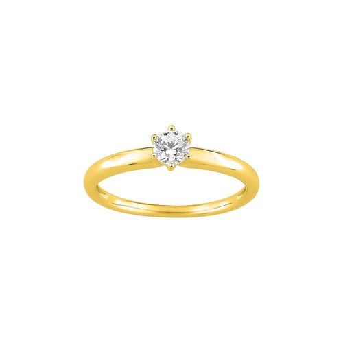 Bague Femme - Oxyde De Zirconium - Or 9 Carats