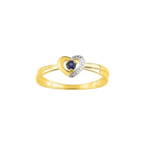 Bague Femme - Saphir - Or 9 Carats