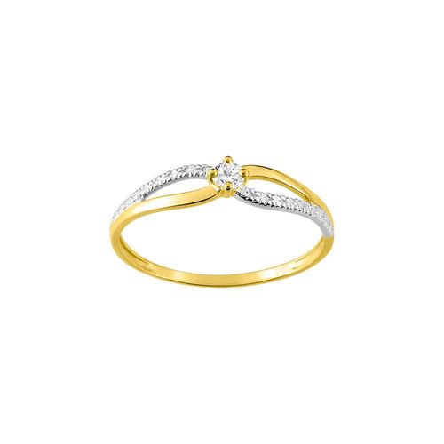 Bague Femme - Oxyde De Zirconium - Or 9 Carats