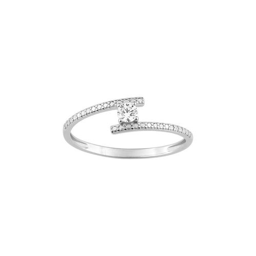 Bague Femme - Oxyde De Zirconium - Or 9 Carats