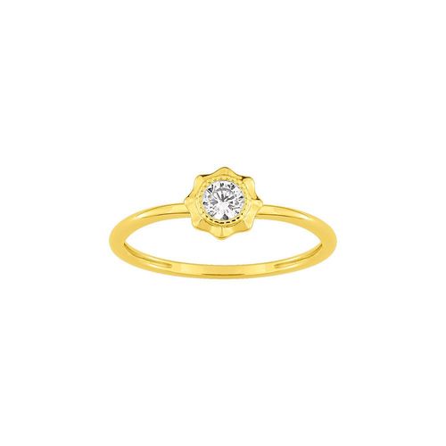 Bague Femme - Oxyde De Zirconium - Or 9 Carats