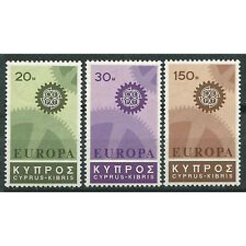 Chypre Europa Cept 1967 Neufs** Luxe