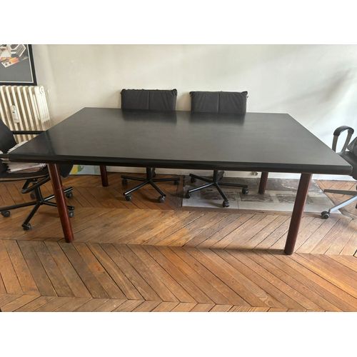 Table En Bois Massif, Noir