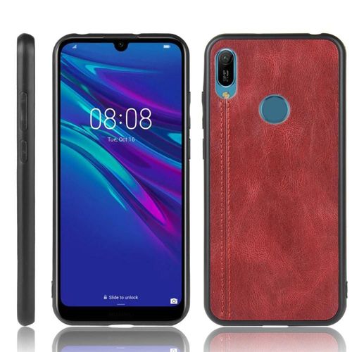 Étui Pour Léger Huawei Y6 2019/ Huawei Y6 Pro 2019 Antichoc Conception Contractée Léger Slim Classique - Rouge