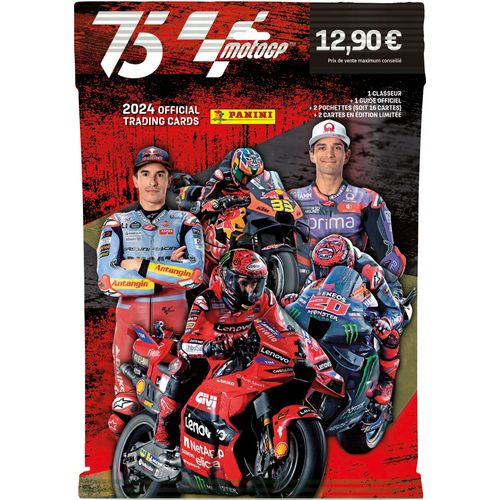 Stickers Moto Gp 2024  Tc Starter Pack (1 Classeur + 2 Pochettes + 2 Cartes El)
