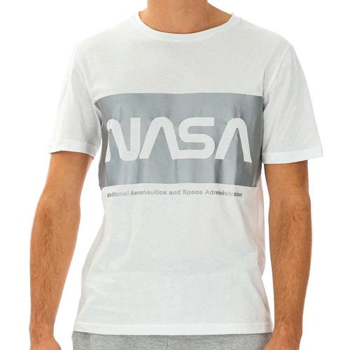 T-Shirt Blanc Homme Nasa 22t