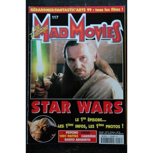 Ciné Fantastique Mad Movies N°117 - 1999 - Star Wars Psycho Virus 1001 Pattes Carrière Dario Argento