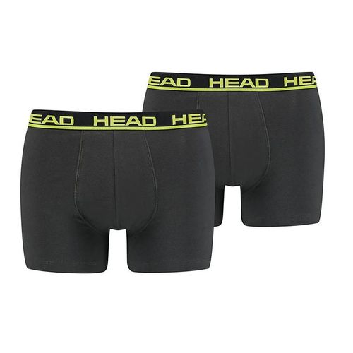 Sous Vêtement Boxer Head Head Basic Boxer 2p Gris Anthracite Foncé