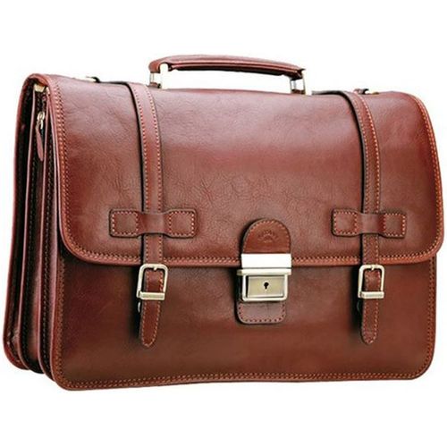 Cartable Cuir Vachette Gras - 3 Soufflets Cartable serviette Mixte- Katana