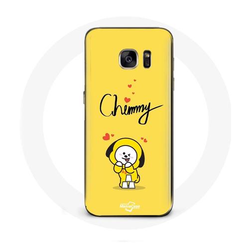 Coque Pour Samsung Galaxy S6 Bts Bangtan Garçons Bt21 Chimmy Jimin Fond Jaune