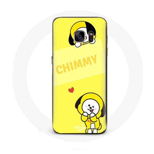 Coque Pour Samsung Galaxy S6 Bts Bangtan Bt21 Chimmy Jimin Fond Jaune