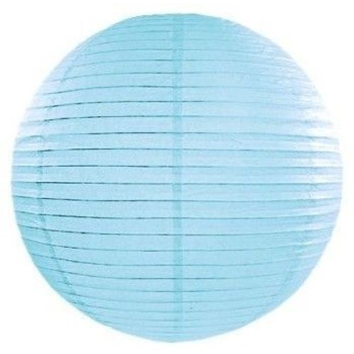 Lanterne Japonaise 25 Cm Papier Bleu