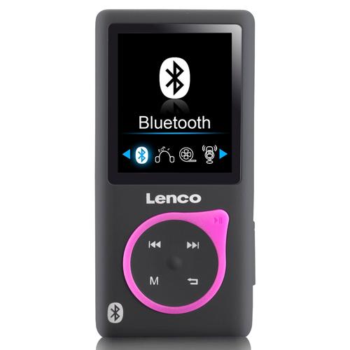 Lecteur MP3/MP4 avec Bluetooth et carte micro SD de 8 Go XEMIO-768 Pink Noir-Rose