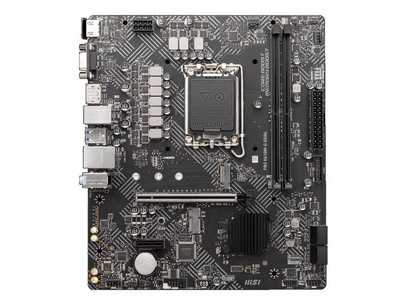 Carte Mère ASRock H610M-HDV (Intel LGA 1700) Micro ATX à prix bas