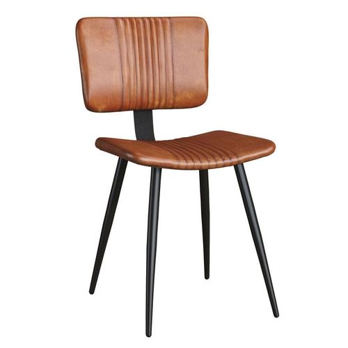 Chaise Latéral Opale En Cuir Bruiste