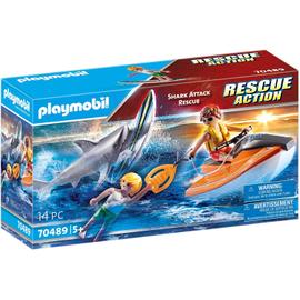 PLAYMOBIL Shark Attack and Rescue Boat
