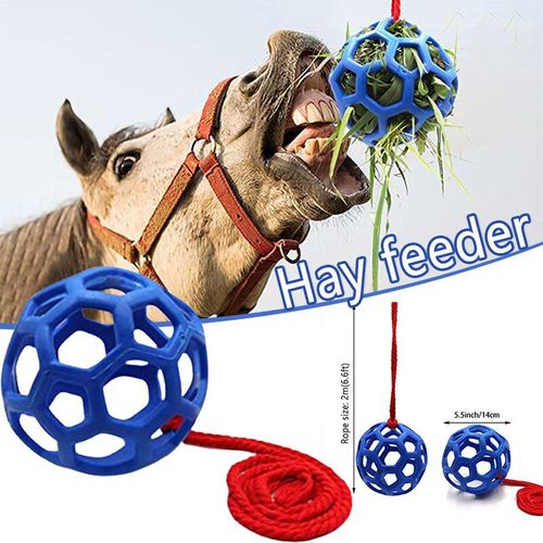 Boule De Friandises Pour Cheval, Jouet D'alimentation Polyvalent Pour Cheval, Étal Stable, Remorque, Repos, Fournitures Pour Animaux De La Ferme
