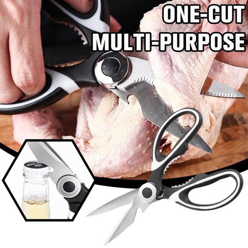 Ciseaux De Cuisine Multifonctions, Couteau En Acier, Ciseaux À Poulet En Acier, Coupe-Bouteille De Viande, Outils Ouvreurs De Noix À Légumes Os J1f2