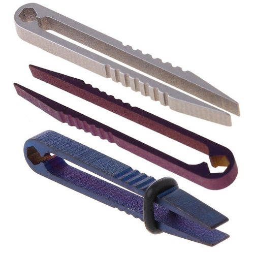 Pince À Épiler En Titane Tc4 Ti Edc, Pince À Équipement, Gadget De Poche, Pince De Voyage Polyvalente, Mini Outil De Camping Randonnée En Plein Air 