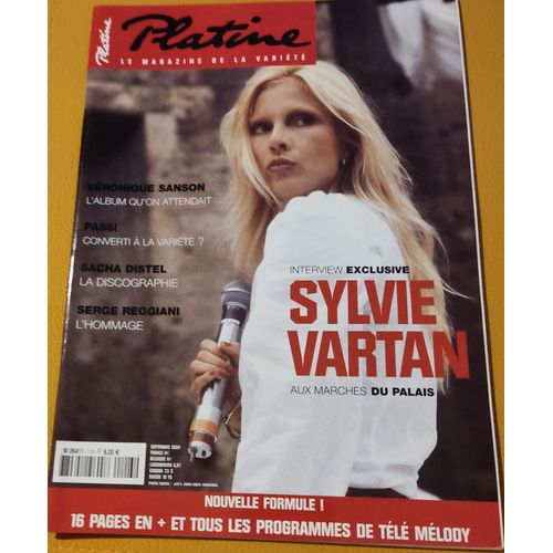 Magazine Platine N°113 Septembre 2004 Sylvie Vartan, Véronique Sanson, Sacha Distel, Serge Reggiani