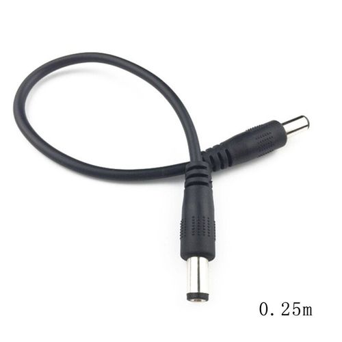 Rallonge De Câble, 25/50/100/200mm, 5.5x2.1mm, Prise Mâle Vers Mâle, Prise Électrique Pour Bande Led Intérieure, Routeur