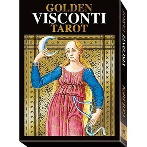 Golden Visconti Tarot Grand Trumps: 22 Full Colour, Gold Embossed Cards