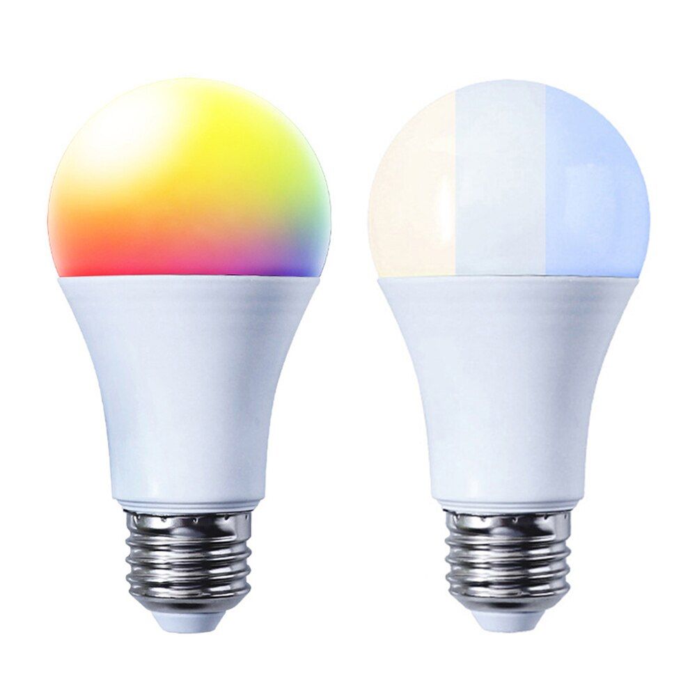 Ampoule Led Rgb E27 Wifi Smart Life, 220v, Variable, Colorée, Contrôle Vocal Via Google Alexa, Pour La Décoration De La Maison