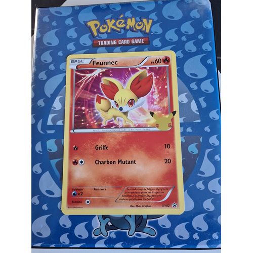 Grande Carte Pokemon Feunnec 25th Anniversary 