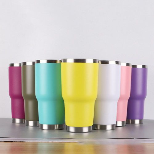 Tasse À Bière Thermique Intelligente, En Acier Inoxydable, Bouteille D'eau À Thé Et Café Sous Vide Avec Couvercle, Bouteille D'eau À Large Bouche, Articles De Boisson 30oz 900ml