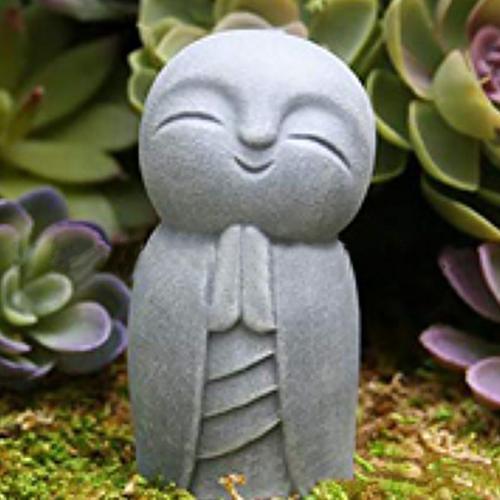 Statue De Jizo Le Petit Bouddha Jizo Parfait Pour Votre Maison, Jardin, Artisanat En Bois, Ornements Petite Poupée, Décoration D'extérieur