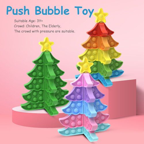 Arbre De Noël En 3d, Jouets Anti-Stress, Anti-Stress, Pour Adultes Et Enfants, Décoration De Noël Pour La Maison