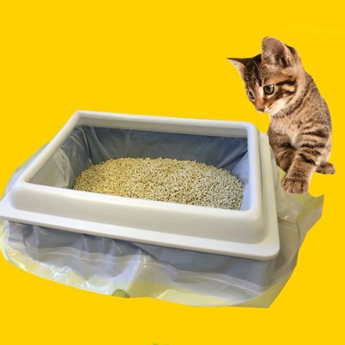 Sac À Litière Pour Chat, Sacs De Sable Élastiques D'hygiène Pour Chaton, Fournitures Professionnelles Pratiques Pour Animaux De Compagnie S/M/L