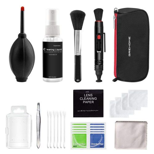 Kit De Pincettes De Nettoyage De Capteur De Miroir, Kit De Pincettes De Nettoyage De Caméra, Brosse D'objectif Pour Téléphone Portable 24 Pièces