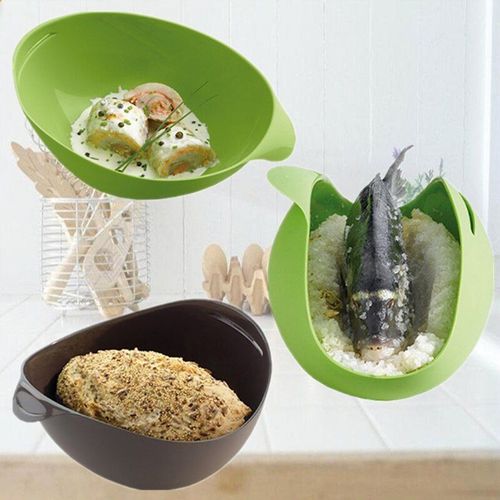 Cuiseur à vapeur pour omelettes et légumes, ustensile en Silicone sans BPA, cuiseur à vapeur pour micro-ondes, pocher le poisson, four, rôtissoire, Cloche, boulangerie, cuisson