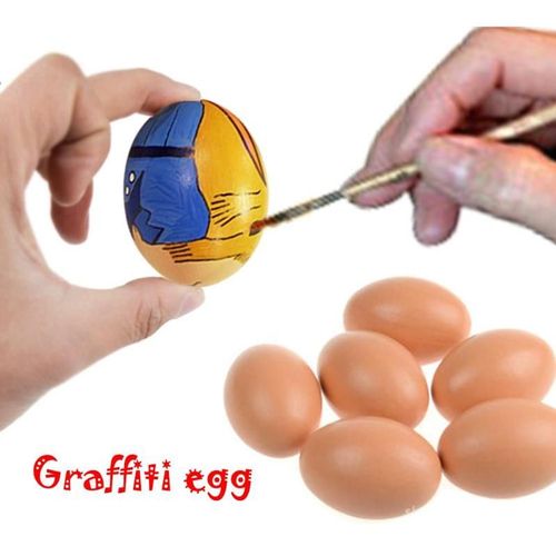 Faux ¿Ufs En Plastique, Poule, Volaille, Poulet, Farces, Décoration De Fête, Jouet Pour Enfants, Bricolage De Peinture, 15 Pièces
