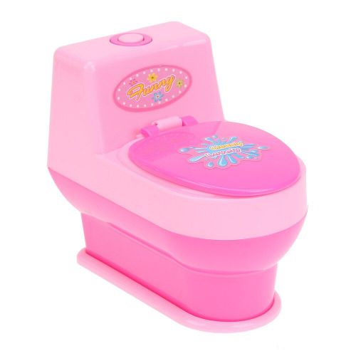 Accessoires Pour Toilettes Barbie, Mini Accessoires Originaux, Maison De Poupée Barbie, Meubles De Salle De Bains, Rose, Jouets Bjd, Cadeau, 1/6
