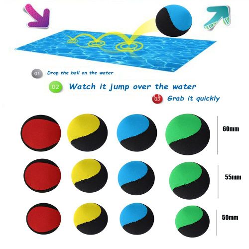 Balle Rebondissante Pour Piscine, Balle De Plage, Saut D'eau, Jouet De Sport, Océan, Plage, Anti-Stress