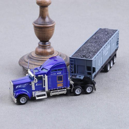 Véhicule D'ingénierie En Alliage 1:65, Modèle De Véhicule De Transport, Jouets De Simulation, Camion Conteneur En Alliage, Véhicules Moulés, Jouet Puzzle Pour Enfants