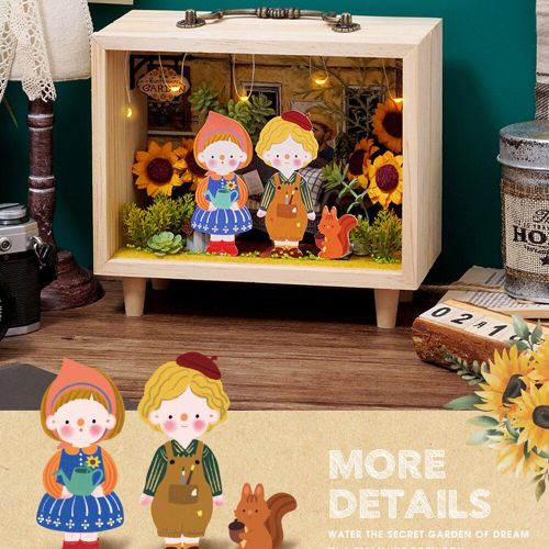 Maison De Poupée Miniature En Bois 3d, Kit De Jouets À Assembler Manuellement, À Faire Soi-Même