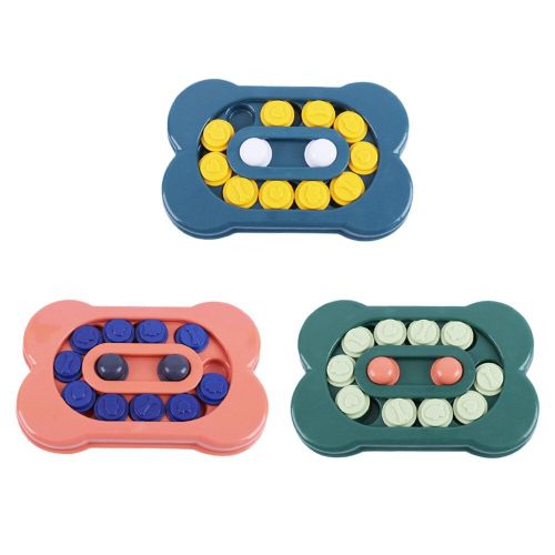 Alimentation Lente Pour Chien, Augmente Le Qi Interactif, Jouets Puzzle, Distributeur De Nourriture, Manger Lentement, Bol Antidérapant, Jeu D'entraînement Pour Chien Chat