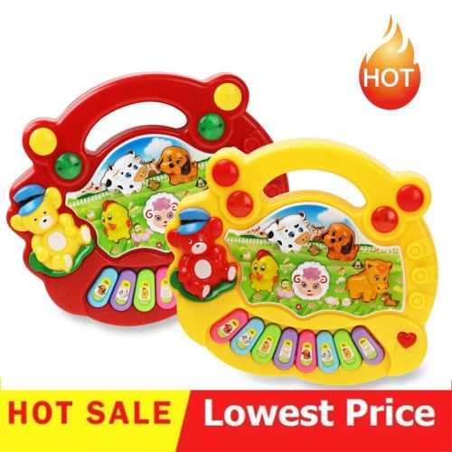 Instruments De Musique Pour Bébés, Jouets D'animaux De Ferme, Piano, Clavier Sonore, Type De Jeu Pour Bébés, Cadeau D'anniversaire