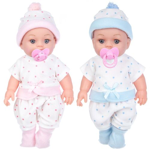 Poupée Vierge De 12 Pouces Pour Nouveau-Né, Jouet En Vinyle Souple, Avec Sucette, Pour Anniversaire, À La Mode